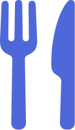Fork and knife icon representing meal logging